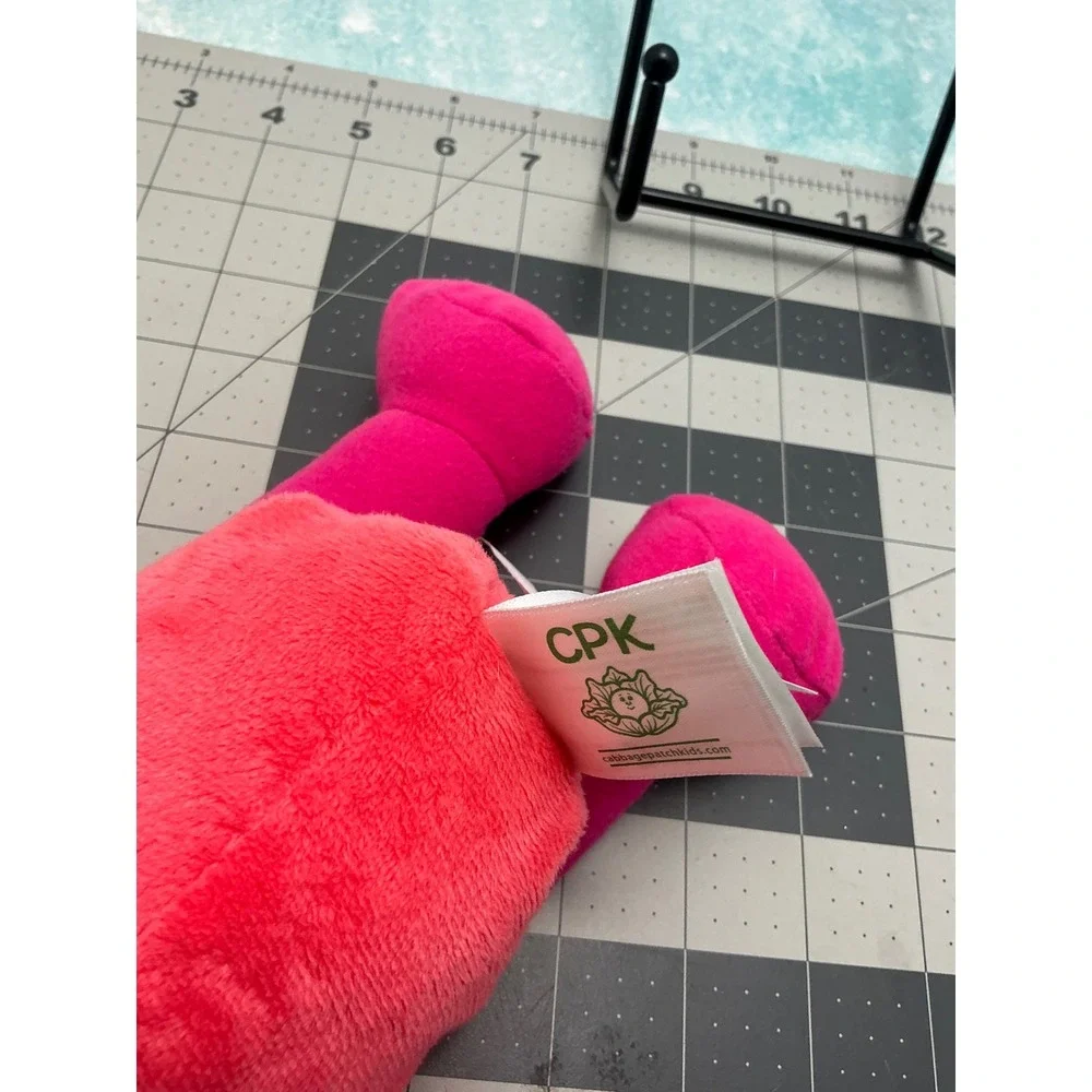 Cabbage Patch Kids Cuties Pink Flamingo Plush Doll Vinyl Head 9 Inch Toy